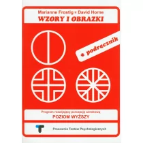 Pracownia Testów Psychologicznych PTP Wzory i obrazki podręcznik program rozwijający percepcję wzrokową poziom wyższy - Frostig Marianne, David Horne - Podręczniki dla szkół wyższych - miniaturka - grafika 1