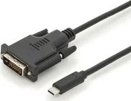 Kable komputerowe i do monitorów - Digitus Kabel USB DVI USB-C Czarny AK-300332-020-S AK-300332-020-S - miniaturka - grafika 1