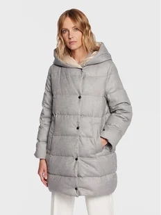 Peserico Kurtka puchowa S24426D Szary Regular Fit - Kurtki damskie - miniaturka - grafika 1