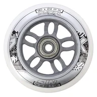 Akcesoria do skatingu - PU 90x24 82A BIAŁE (4 szt.) + ABEC-7 CHROME (8 szt.) ZESTAW NILS EXTREME - miniaturka - grafika 1