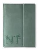 Planery - NOTES KSIĄŻKOWY ZAPINANY A5 NUBU PERSONALIZOWANY INICJAŁY FLORA ZŁOTY BLOK - miniaturka - grafika 1