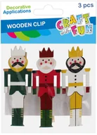 Zabawki kreatywne - OZDOBA BN KLAMERKI DZIADEK 3SZT/7CM CF 12/144 - miniaturka - grafika 1