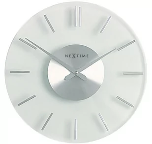 Nextime Zegar ścienny szklany (31 cm) Stripe - Zegary - miniaturka - grafika 1