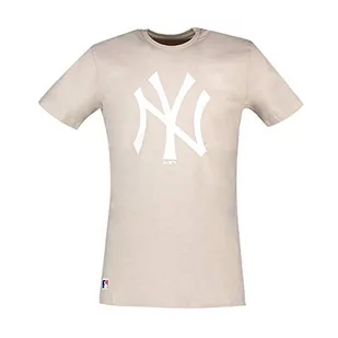 New Era Męski T-shirt MLB Seasonal Team Logo Neyyan STN z krótkim rękawem beżowy beżowy (Med Beige) L 12369829 - Koszulki męskie - miniaturka - grafika 1