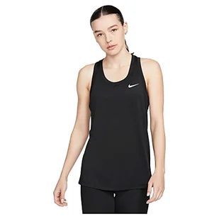 Nike Damska kurtka typu Tank Vest W Nk Df Leg Raceback Tank Vest, czarny/biały, S - Kurtki damskie - miniaturka - grafika 1