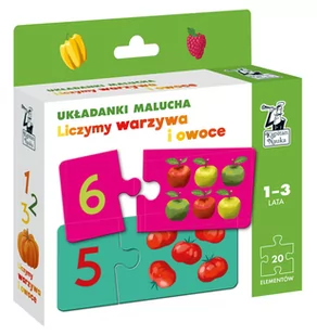 Kapitan Nauka Układanki Malucha Liczymy Warzywa I - Puzzle - miniaturka - grafika 1