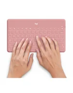Klawiatury - Logitech Keys-To-Go BT pink - 920-010045 - miniaturka - grafika 1