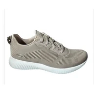 Buty trekkingowe damskie - Buty sportowe damskie Skechers Bobs Squad-Tough Talk - miniaturka - grafika 1