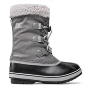 Buty dla chłopców - Śniegowce Sorel Yoot Pac Nylon Wp NY1962 Szary - miniaturka - grafika 1