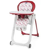 Krzesełka do karmienia - Chicco POLLY PROGRES5 4 KÓŁKA RED - miniaturka - grafika 1