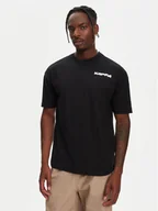Koszulki męskie - Kappa T-Shirt Nyle 351S5GW Czarny Regular Fit - miniaturka - grafika 1