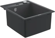 Zlewozmywaki - Zlewozmywak kompozytowy GROHE K700 Czarny granit 31650AP0 - miniaturka - grafika 1