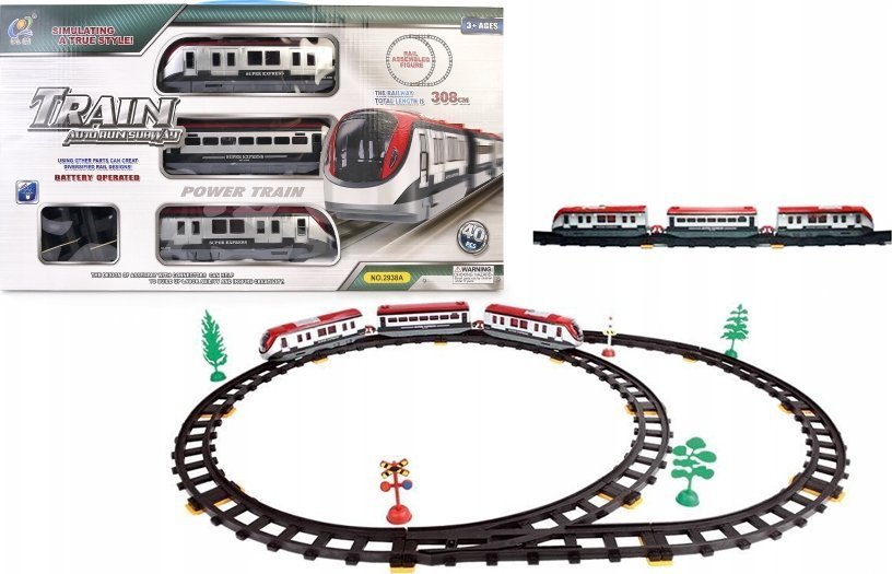 Artyk Pociąg z torem i akcesoriami 40el 172229