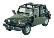 Samochody i pojazdy dla dzieci - WELLY JEEP WRANGLER RUBICON BEZ DACHU ZIELONY 1:34 42371 - miniaturka - grafika 1