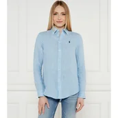 Koszule damskie - POLO RALPH LAUREN Lniana koszula | Classic fit - miniaturka - grafika 1