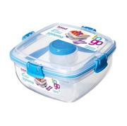 Lunch boxy - Sistema Pojemnik Na Lunch Plastikowy Sistema Lunch Box To Go Salad Mix Kolorów 1,1 L - miniaturka - grafika 1