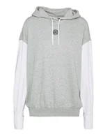 Bluzy damskie - BLUZA NIKE SZARA KOSZULOWE RĘKAWY DD5052063 XS - miniaturka - grafika 1