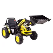 Pojazdy elektryczne dla dzieci - Mega Traktor Z Łyżką - Ładowarką. Miękkie Siedzenie, Pilot, Radio Fm/Hl389 - miniaturka - grafika 1