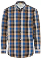 Koszule męskie - camel active Koszula męska w kratę, niebieski, 6XL - miniaturka - grafika 1