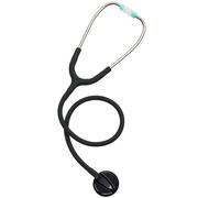 Urządzenia medyczne - dr Famulus DR400D PURE czarny Stetoskop internistyczny, antybakteryjny, jednostronny  z etui - miniaturka - grafika 1
