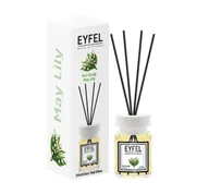 Zapachy do domu - EYFEL ODŚWIEŻACZ POWIETRZA PATYCZKI ZAPACHOWE MAY LILY 120ML - miniaturka - grafika 1