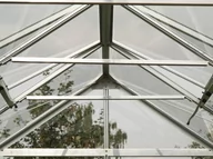 Szklarnie ogrodowe - VITAVIA szklarnia ogrodowa Uranus 11500, srebrna (11.5 m2, 2.7 m x 4.45 m) + baza - miniaturka - grafika 1