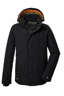 Kurtki męskie - G.I.G.A. DX Męska kurtka funkcyjna/kurtka outdoorowa wodoszczelna z odpinanym kapturem GW 56 MN JCKT, czarna, L, 41868-000 - miniaturka - grafika 1