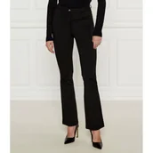 Spodnie damskie - GUESS Spodnie LENA SEXY | flare fit - miniaturka - grafika 1