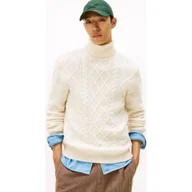 Swetry męskie - Tommy Hilfiger Wełniany golf Loose fit z dodatkiem kaszmiru - miniaturka - grafika 1