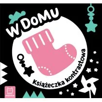 W domu. Książeczka kontrastowa - Książki edukacyjne - miniaturka - grafika 1