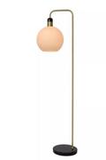 Lampy stojące - Julius lampa podłogowa 1-punktowa mosiądz/biała 34738/01/61 - miniaturka - grafika 1