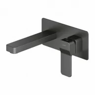 Baterie podtynkowe - Omnires SL7715GR SL7715GR SLIDE bateria umywalkowa podtynkowa grafit - miniaturka - grafika 1
