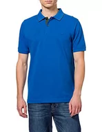 Koszulki męskie - camel active Męska koszulka polo 4094665p3690, niebieski, XXL - miniaturka - grafika 1