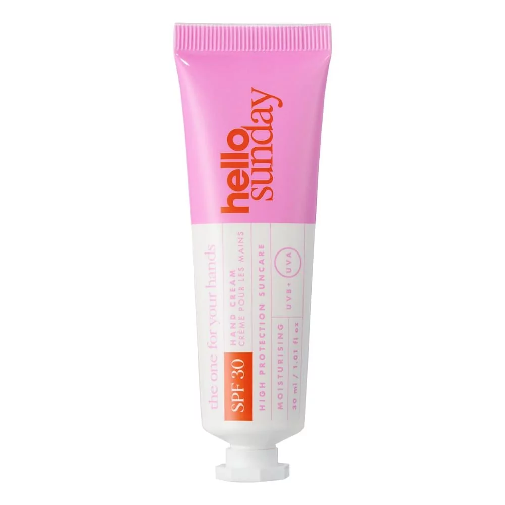 Hello Sunday Hello Sunday The One For Your Hands SPF 30 Nawilżająco-regenerujący krem do rąk z gliceryną i pantenolem 30 ml