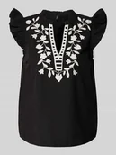 Bluzki damskie - Bluzka z rękawami z falbaną model ‘VACATION’ - miniaturka - grafika 1