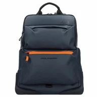 Plecaki - Piquadro Corner Plecak 42 cm Komora na laptopa night blue - miniaturka - grafika 1