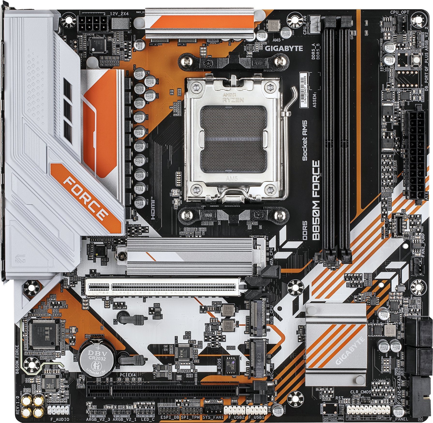 GIGABYTE B850M FORCE płyta główna AMD B850 Gniazdo AM5 micro ATX