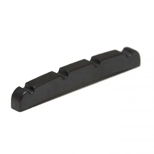 Fender Graphtech Graphtech Black TUSQ XL PT-1214-00 - J-Bass Style Nut, Curved Bottom, Slotted, 4-String siodełko do gitary - Inne akcesoria gitarowe - miniaturka - grafika 1