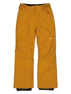 Spodnie narciarskie - Quiksilver Spodnie narciarskie "Estate" w kolorze musztardowym - miniaturka - grafika 1