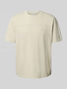 T-shirt z naszywką z logo - Koszulki męskie - miniaturka - grafika 1