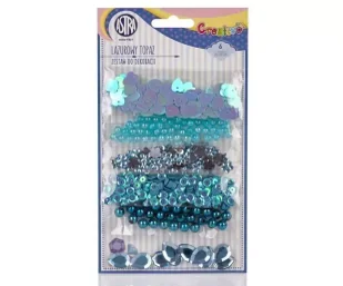 Astra Astra, zestaw do dekoracji, Lazurowy topaz - Scrapbooking - miniaturka - grafika 5