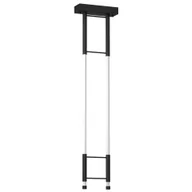 Lampy sufitowe - Wisząca lampa designerska ALHA 9071 Shilo LED 30W 3000K czarna - miniaturka - grafika 1