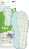 Akcesoria obuwnicze - Kaps Wkladki do butów z Włókna bambusowego z naturalnym Ałunem Potasu 45 - miniaturka - grafika 1