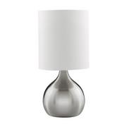 Lampy stojące - Searchlight Lampa stołowa Touch 3923, srebrna satynowana - miniaturka - grafika 1