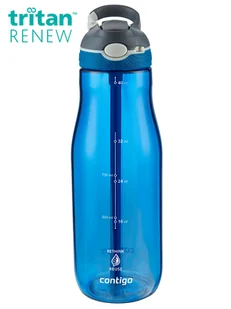 Butelka tritanowa na wodę Contigo Ashland 1200ml - Monaco/Grey - Shakery i bidony sportowe - miniaturka - grafika 1