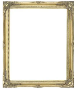 ANTIQUE złote shabby chic styl prostokątne lustro ścienne w komplecie ze szkłem pilkingtona najwyższej jakości - rozmiar: 28 cali x 24 cale (70 cm x 60 cm) - Lustra - miniaturka - grafika 1