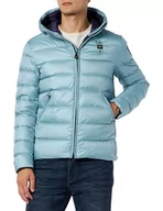 Kurtki męskie - Blauer Kurtki Krótkie Wyściełane Pióro Kurtka Mężczyźni, 963vu Aquamarine Int. Niebiesko-fioletowy, XXL - miniaturka - grafika 1