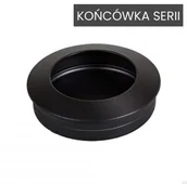 Zawiasy, okucia i inne akcesoria - Uchwyt meblowy wpuszczany Tap 60 Czarny metalowy - miniaturka - grafika 1