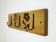 Wieszaki i stojaki - Wieszak na ścianę drewniany - dąb 60 cm - miniaturka - grafika 1