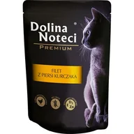 Mokra karma dla kotów - Dolina Noteci PREMIUM dla kota - filet z piersi kurczaka w sosie 12x 85g - miniaturka - grafika 1